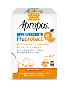 APROPOS FLUPROTECT EFFERVESCENTE C 20 COMPRESSE - Farmamood