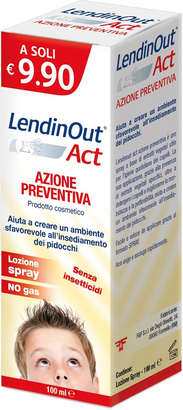 LENDINOUT ACT AZIONE PREVENTIVA SPRAY 100 ML - Farmamood