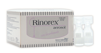 FIALA PER AEROSOL RINOREX BICARBONATO 3 ML 25 PEZZI - Farmamood