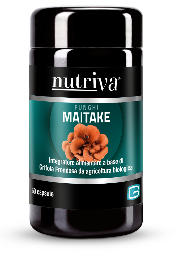 NUTRIVA MAITAKE 60 VEGICAPSULE - Farmamood
