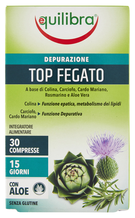 TOP FEGATO CON ALOE 30 COMPRESSE - Farmamood