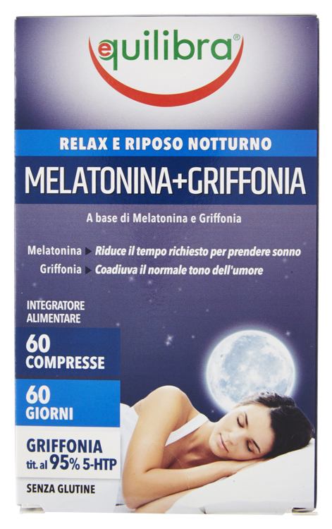 MELATONINA + GRIFFONIA 60 COMPRESSE - Farmamood