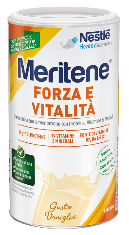 MERITENE FORZA E VITALITA' VANIGLIA 270 G - Farmamood