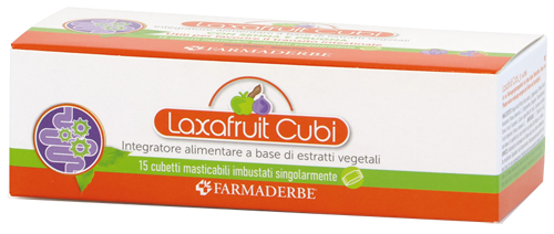 LAXAFRUIT 15 CUBETTI MASTICABILI 150 G - Farmamood
