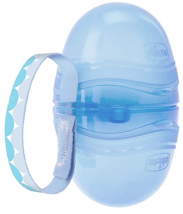 CHICCO PORTASUCCHIETTO DOPPIO BLU 1 PEZZO - Farmamood
