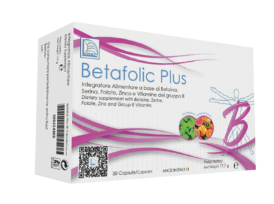 BETAFOLIC PLUS 30 CAPSULE ASTUCCIO 18,6 G - Farmamood