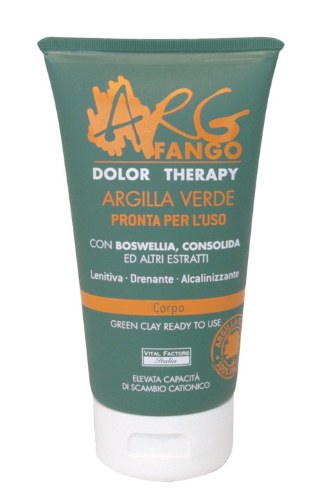 ARGFANGO DOLOR THERAPY ARGILLA VERDE PRONTA PER L'USO PER CORPO 150 ML - Farmamood