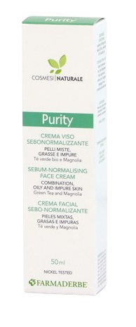 PURITY CREMA VISO SEBONORMALIZZANTE 50 ML - Farmamood