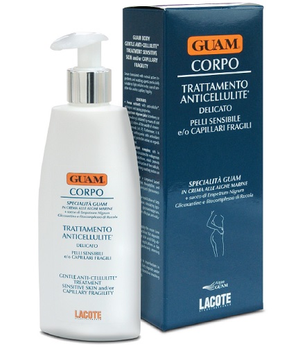 GUAM CREMA CORPO TRATTAMENTO ANTICELLULITE DELICATO PER PELLI SENSIBILI E O CAPILLARI FRAGILI 200 ML - Farmamood