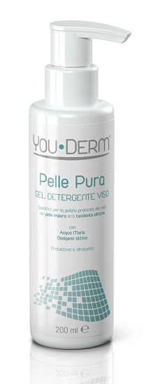 YOUDERM PELLE PURA GEL DETERGENTE VISO 200 ML - Farmamood