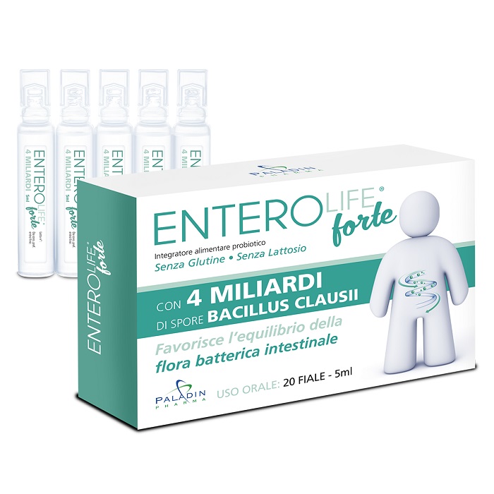 ENTEROLIFE FORTE 4 MILIARDI 20 FIALE DA 5 ML - Farmamood