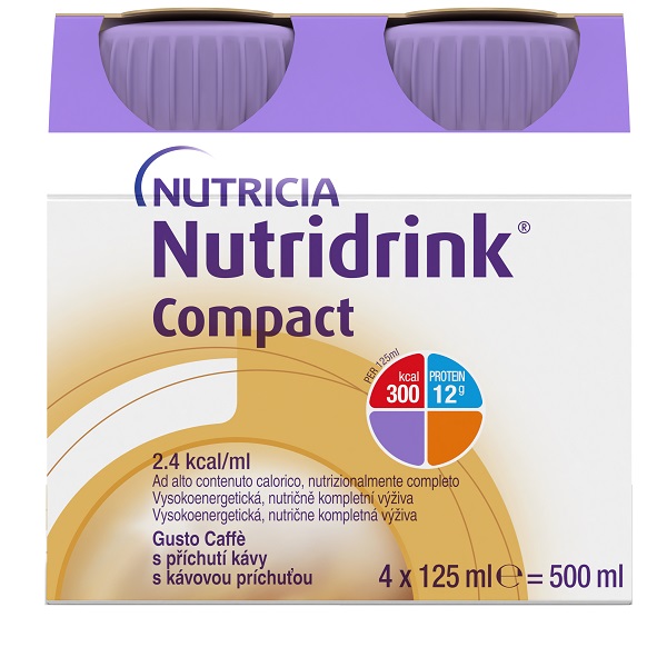 NUTRICIA NUTRIDRINK COMPACT GUSTO CAFFE' 4 BOTTIGLIE DA 125 ML - Farmamood