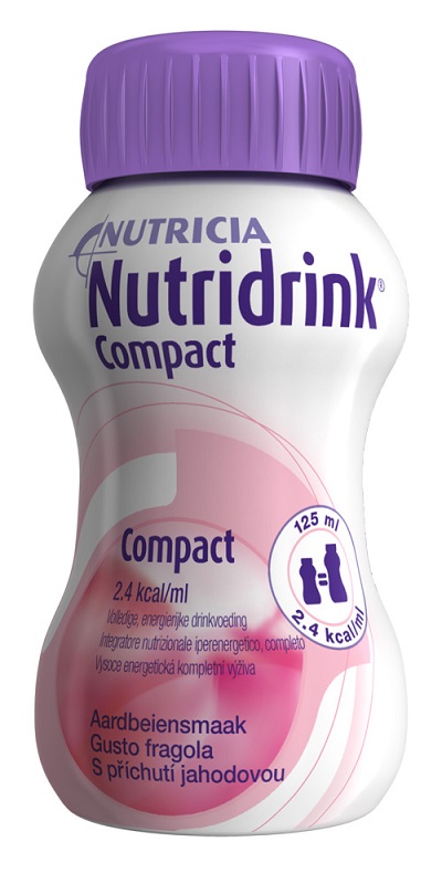 NUTRIDRINK COMPACT FRAGOLA 4X125 ML - Farmamood