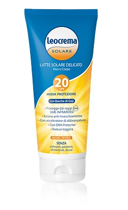 LEOCREMA SOLARE GOJY SPF20 200 ML - Farmamood