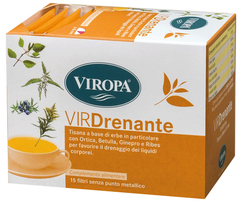 VIROPA DRENANTE TISANA 15 BUSTINE - Farmamood