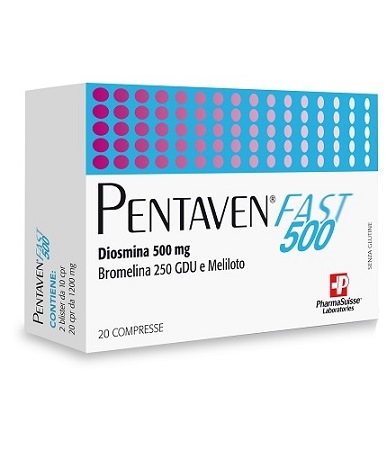 PENTAVEN FAST 500 20 COMPRESSE - Farmamood