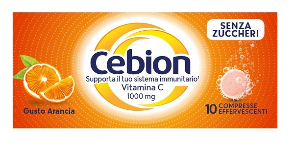 CEBION EFFERVESCENTE VIT C SENZA ZUCCHERO 10 COMPRESSE - Farmamood