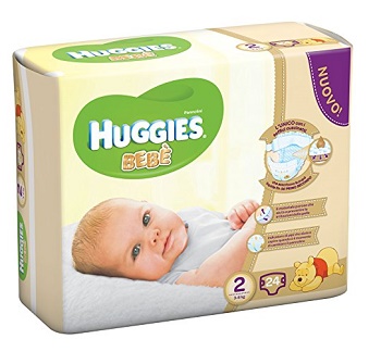 PANNOLINO HUGGIES EXTRA CARE BEBE' BASE 2 24 PEZZI - Farmamood