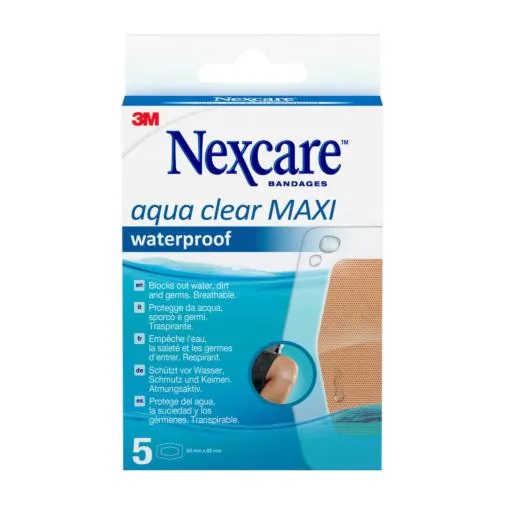CEROTTO NEXCARE AQUA 360 60X89 MAXI 5 PEZZI - Farmamood