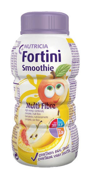 FORTINI SMOOTHIE MULTI FIBRE GUSTO FRUTTI GIALLI 200 ML - Farmamood