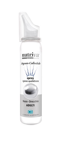 NUTRIVA ARGENTO COLLOIDALE NASO/ORECCHIE 100 ML - Farmamood