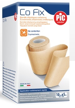 BENDA ELASTICA PIC CO FIX AUTOADESIVA 10X5CM MEDIUM ASTUCCIO - Farmamood