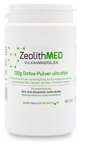 ZEOLITHMED MINERALI VULCANICI DETOX POLVERE ULTRAFINE 120 G - Farmamood