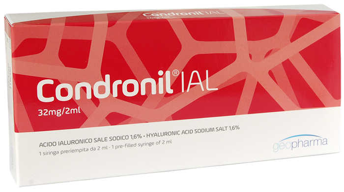 SIRINGA INTRA-ARTICOLARE CONDRONIL IAL ACIDO IALURONICO 1,6% 2 ML - Farmamood