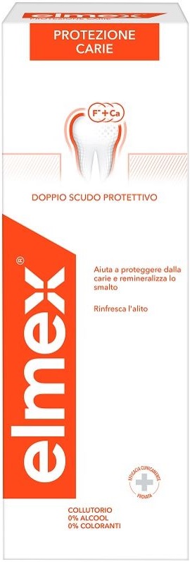 ELMEX PROTEZIONE CARIE COLLUTORIO FLUORURO AMMINICO 400 ML - Farmamood