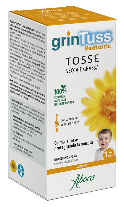 GRINTUSS PEDIATRIC SCIROPPO 180 G - Farmamood