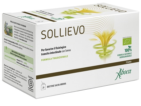 SOLLIEVO TISANA BIO 20 FILTRI DA 2,2 G - Farmamood