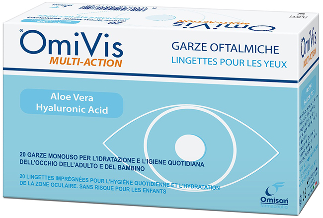 GARZE OFTALMICHE OMIVIS 20 PEZZI - Farmamood
