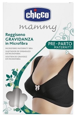 CHICCO MAMMY REGGISENO MICROFIBRA GRAVIDANZA NERO 5C - Farmamood