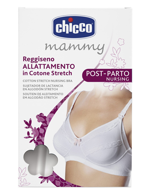 CHICCO MAMMY REGGISENO COTONE ALLATTAMENTO BIANCO 3C - Farmamood