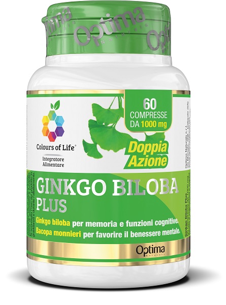 COLORUS OF LIFE GINKGO BILOBA PLUS 60 COMPRESSE 1000 MG - Farmamood