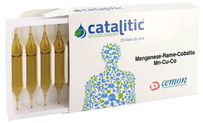 CATALITIC OLIGOELEMENTI MANGANESE RAME COBALTO MN-CU-CO- 20 AMPOLLE - Farmamood