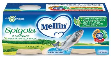 MELLIN OMOG SPIGOLA 2 X 80 G - Farmamood