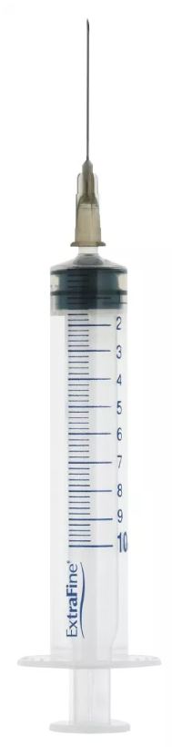 SIRINGA EXTRAFINE IPODERMICA 10 ML AGO 12 GAUGE 22 - Farmamood
