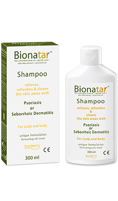 BIONATAR SHAMPOO INDICATO IN PRESENZA DI SINTOMI DI PSORIASI O DERMATITE SEBORROICA 300 ML CE - Farmamood