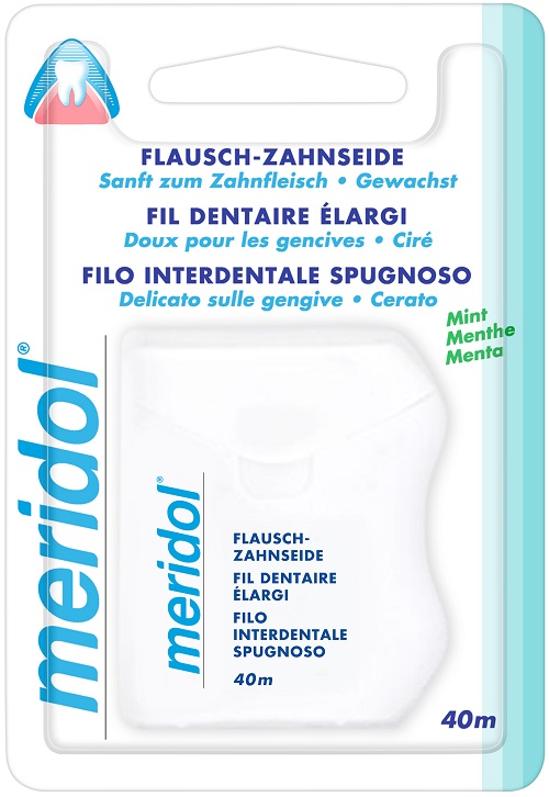 MERIDOL EXPANDED FILO INTERDENTALE 40 METRI - Farmamood