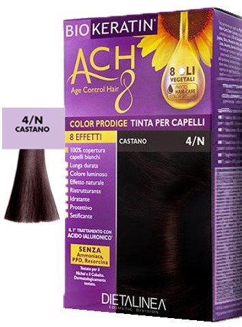 BIOKERATIN ACH8 COLOR PRODIGE 4/N CASTANO - Farmamood