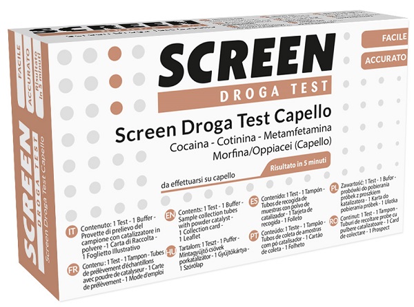 DROGA TEST RILEVAMENTO 4 SOSTANZE TRAMITE CAPELLI - Farmamood