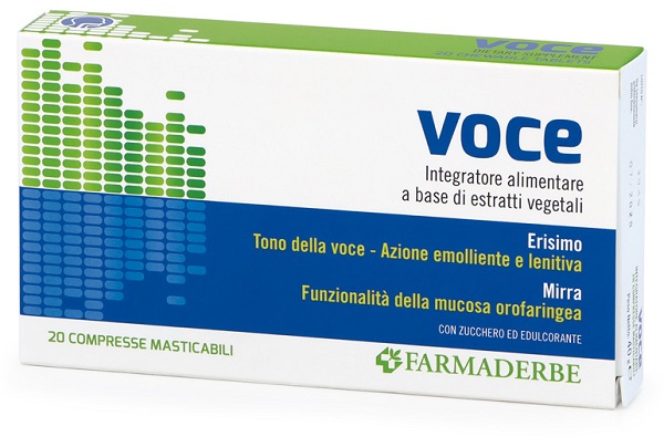VOCE 20 COMPRESSE MASTICABILI - Farmamood