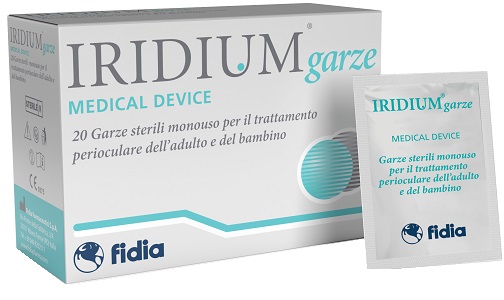 IRIDIUM GARZA OCULARE MEDICATA IN TESSUTO NON TESSUTO 20 PEZZI - Farmamood