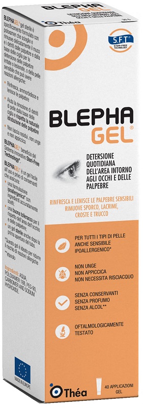 BLEPHAGEL GEL DETERGENTE PALPEBRE TUBO 30G - Farmamood