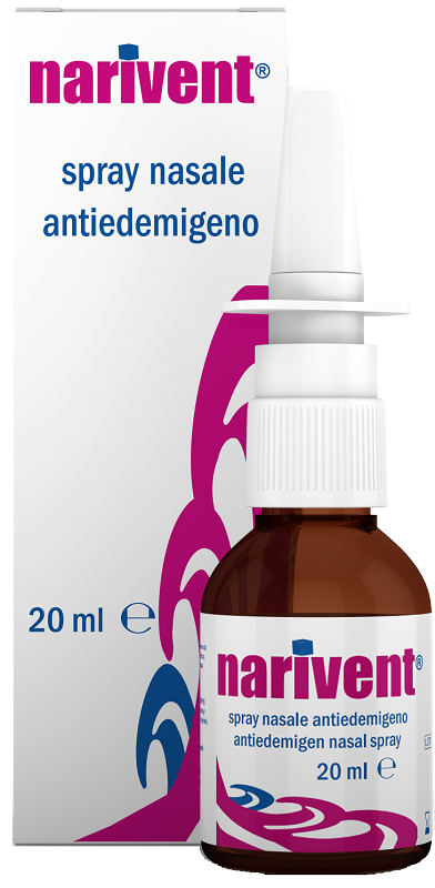 SPRAY NASALE ANTIEDEMIGENO NARIVENT FLACONE 20 ML - Farmamood