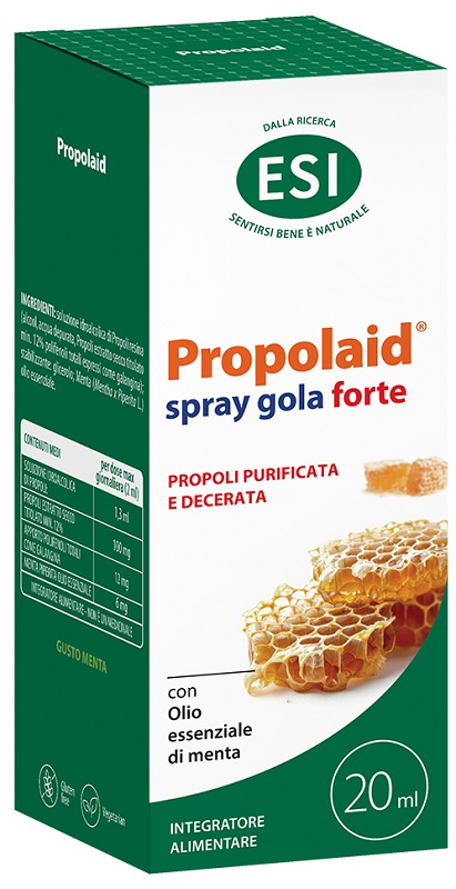 ESI PROPOLAID PROPOLGOLA SPRAY FORTE 20 ML - Farmamood