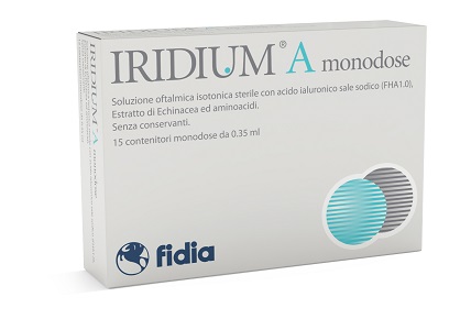 IRIDIUM A GOCCE OCULARI 15 FLACONCINI MONODOSE 0,35 ML - Farmamood