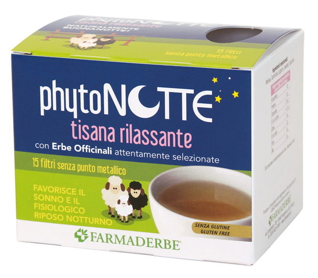 PHYTO NOTTE TISANA RILASSANTE 15 FILTRI DA 18 G - Farmamood
