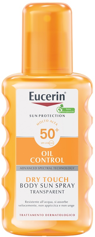 EUCERIN SUN SPRAY TRANSPARENT SPF50 200 ML - Farmamood